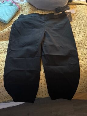 Briggs New York Black Stretch Casual Pants- pull on comfort waistband